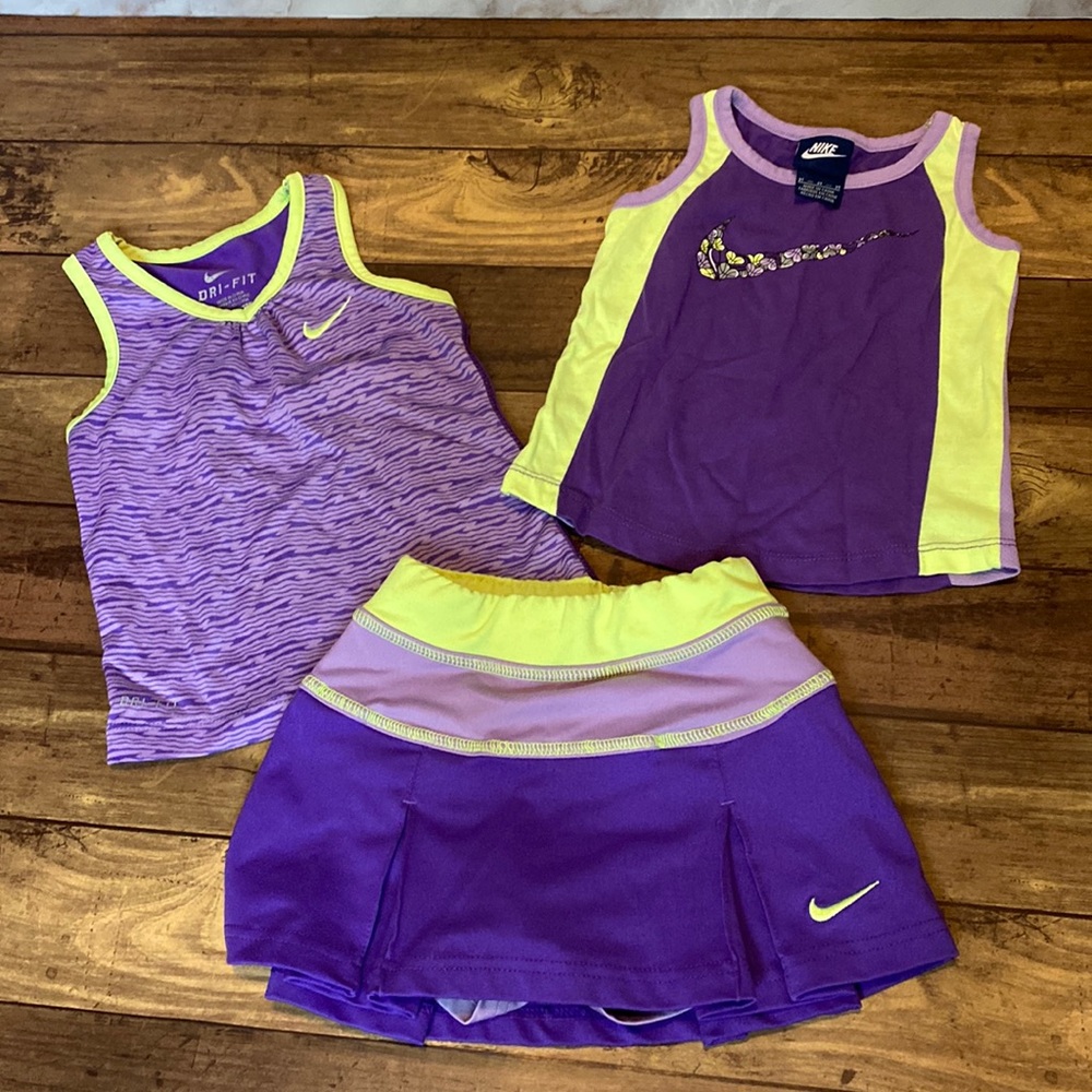 Nike Tennis skirt and athletic tank top shirts Lot